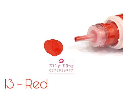  Mực phun xăm ChArm màu Red ( số 13 ) 