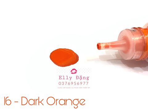  Mực phun xăm ChArm màu Dark Orange ( số 16 ) 