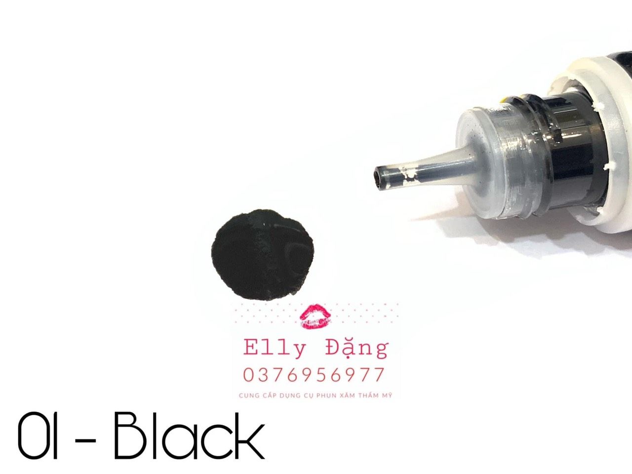 Mực phun xăm ChArm màu Black ( số 01 )