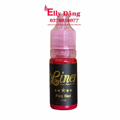  MỰC PHUN XĂM LINER PINK RED 