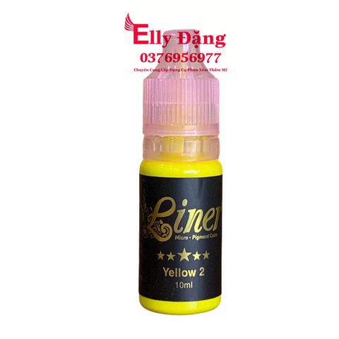  MỰC PHUN XĂM LINER YELLOW 2 