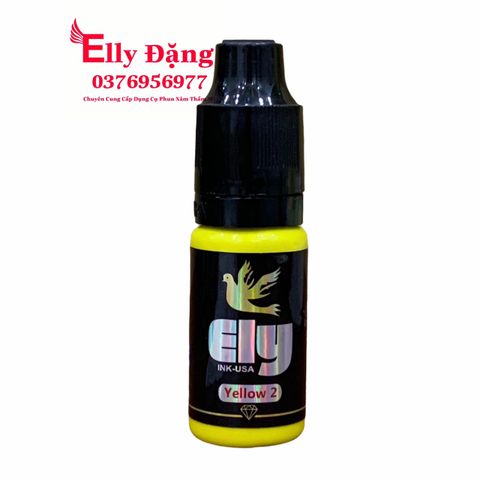  MỰC PHUN XĂM ELY YELLOW 2 