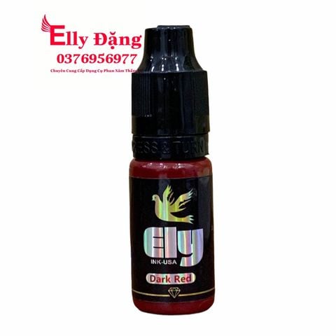  MỰC PHUN XĂM ELY DARK RED 