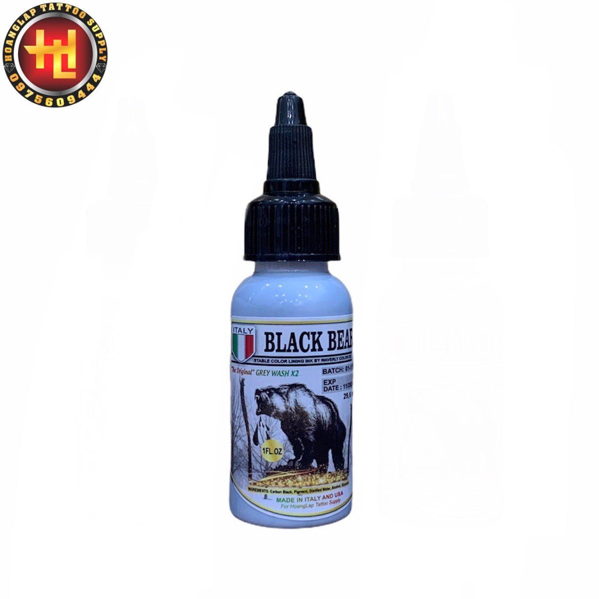 Mực Black Bear Xám Khói ( 1 lọ 30ml )