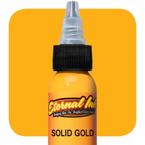  Mực Xăm Hình Solid Gold ( 30ml ) 