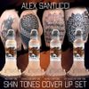 SET Mực Xăm WORLD FAMOUS ALEX SANTUCCI SKIN TONES COVER UP - SET Màu Da - Lọ 1OZ - SET 4 Lọ
