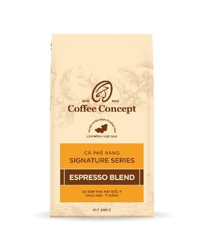  Cà phê rang Espresso Blend, Gói 250G/500G 