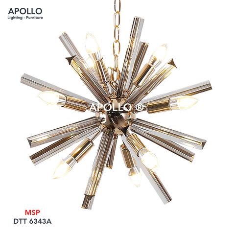 Đèn chùm thả đơn thủy tinh DTT 6343A