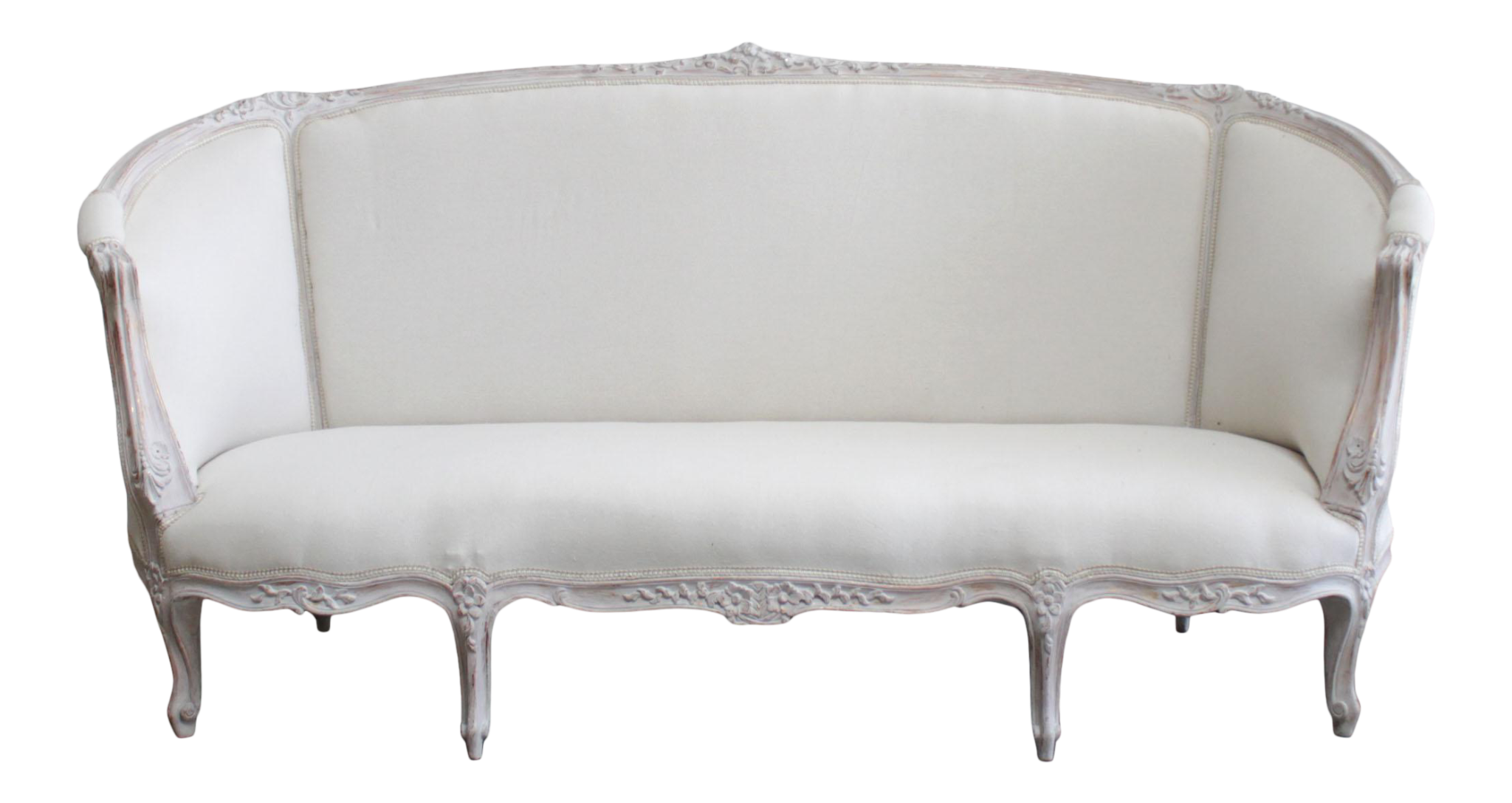 Sofa Louis XV Style Curved Back