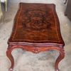 BÀN TRÀ CỔ ĐIỂN  LOUIS XV GỖ MAHOGANY MÀU NÂU