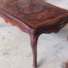 BÀN TRÀ CỔ ĐIỂN  LOUIS XV GỖ MAHOGANY MÀU NÂU