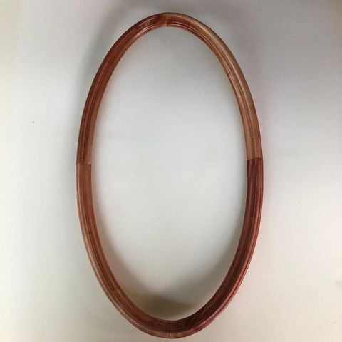 Khung Gương Oval Dát Vàng (Hoặc Dát Bạc) 40x70CM