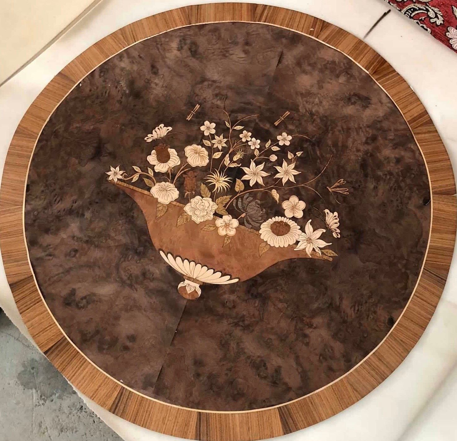 Side Table ( bàn kẹp ) - marquetry