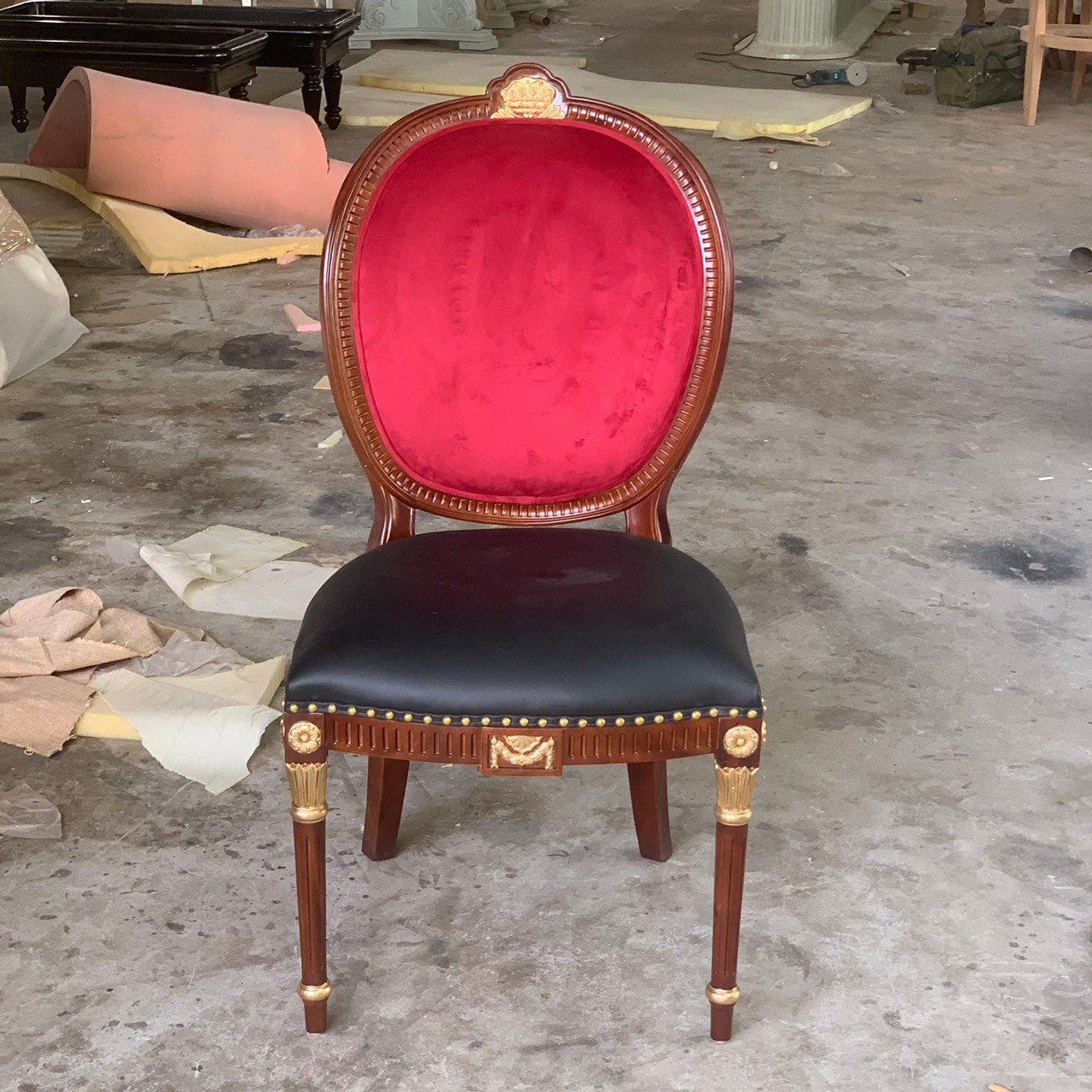 GHẾ CỔ ĐIỂN LOUIS KING CHAIR KHÔNG TAY