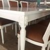BỘ BÀN ĂN CỔ ĐIỂN LOUIS GỖ ASH 6 GHẾ