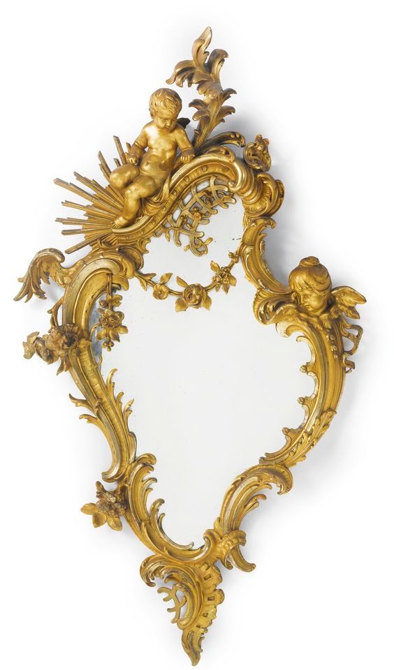 CARVED GILT WOOD MIRROR