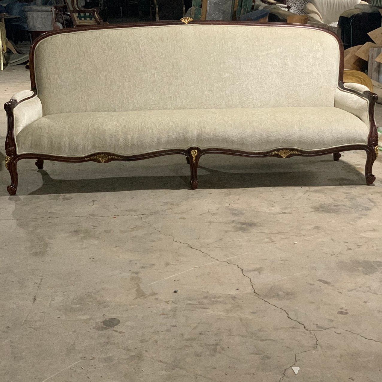 SOFA LOVE SEAT LOUIS XV (BÔNG MAI )