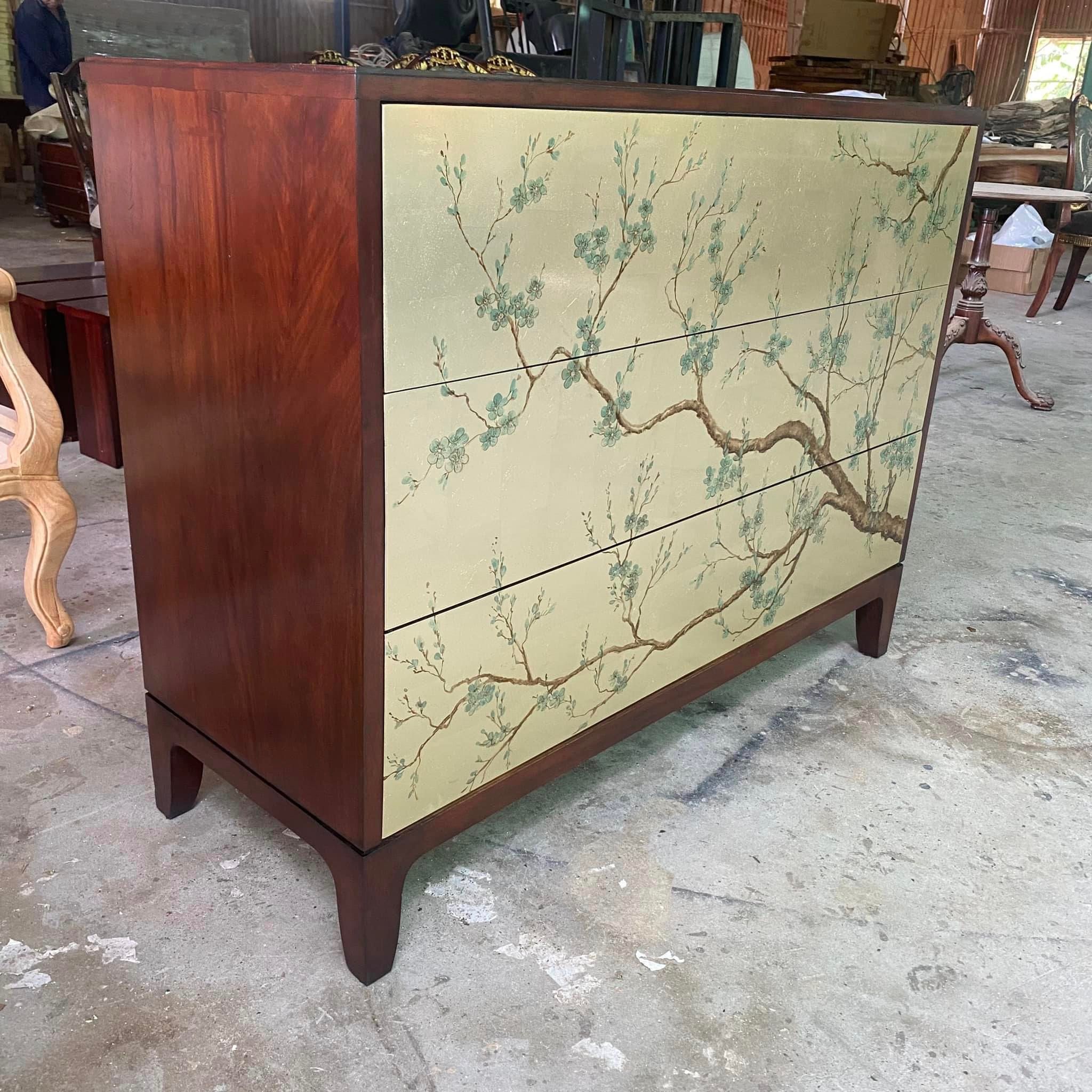 TỦ CONSOLE HOA LÊ