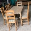 BỘ BÀN ĂN HIỆN ĐẠI GỖ SỒI