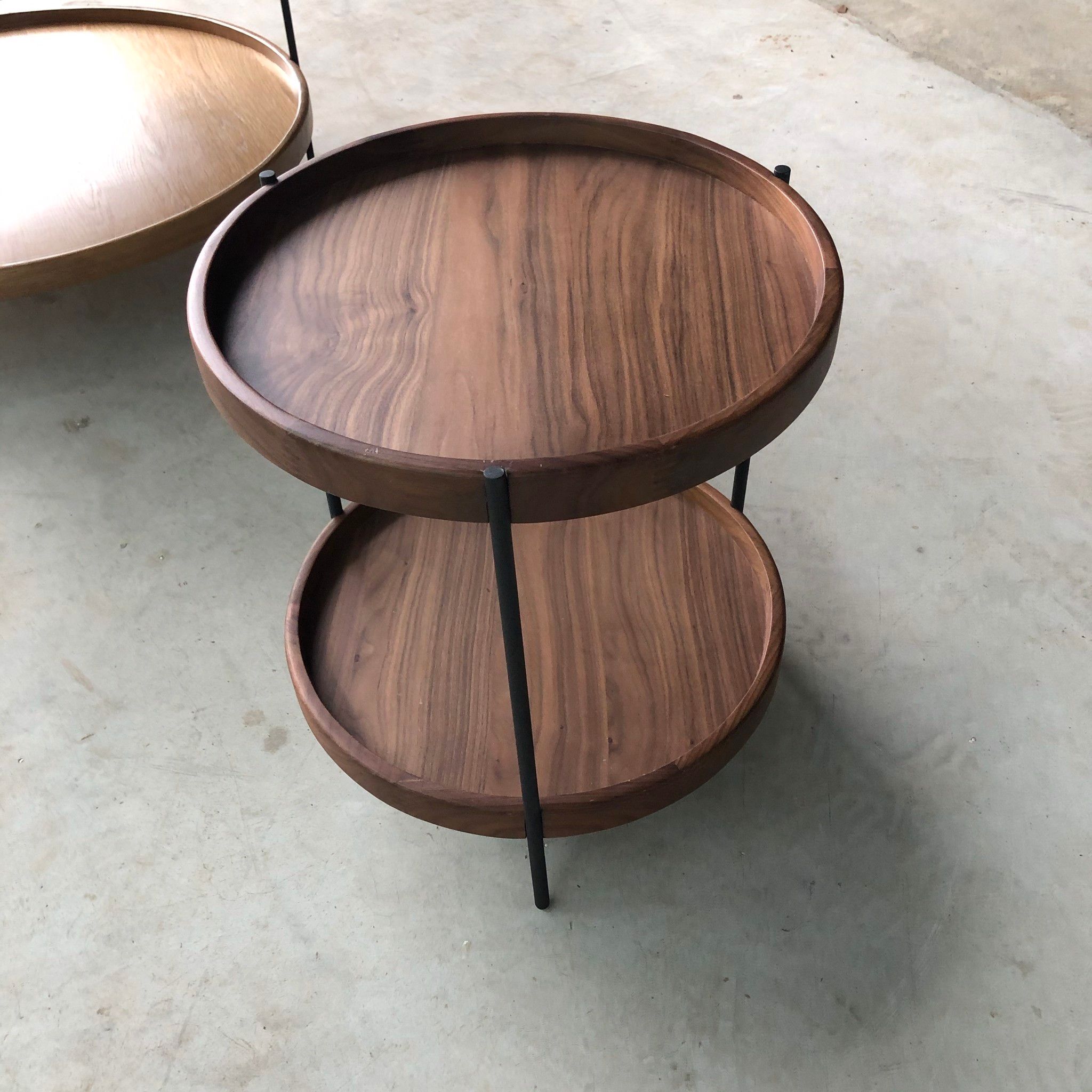 BÀN HUMLA WALNUT 44CM