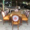 BỘ BÀN ĂN CỔ ĐIỂN LOUIS 16 GỖ ASH ( GỖ TẦN BÌ)