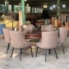 BỘ BÀN ĂN TRÒN TÂN CỔ ĐIỂN