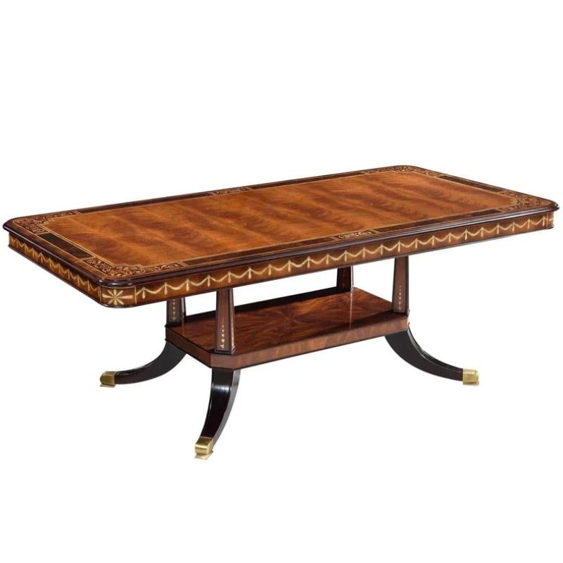 Bàn ăn cổ điển chữ nhật Seraphina (5405-255)