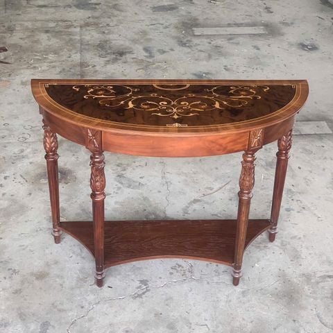 Bàn console cổ điển Louis 16 họa tiết theo yêu cầu