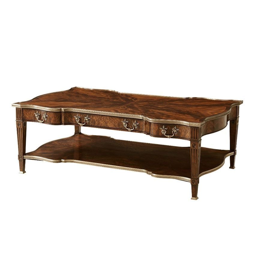 Bàn trà cổ điển Luxury phong cách Louis XVI-5105-160
