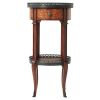 Bàn trà nhỏ tròn phong cách Louis XVI (5000-029)