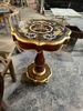 Bàn trang trí cổ điển họa tiết lá vàng ( Side Table)