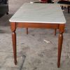 BÀN ĂN CỔ ĐIỂN LOUIS 16 CHỮ NHẬT MẶT ĐÁ