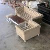 BÀN TRÀ CỔ ĐIỂN ALTHORP LOUIS 15 SƠN MÀU TRẮNG