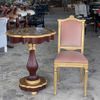 Bàn trang trí cổ điển họa tiết lá vàng ( Side Table)
