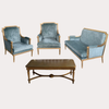 BỘ SOFA CỔ ĐIỂN dát vàng Louis XVI