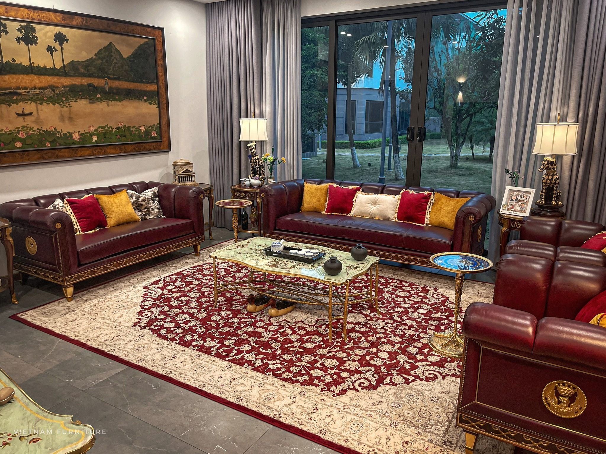 BỘ SOFA CỔ ĐIỂN phong cách ALTHORP – Thịnh gỗ