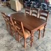 BỘ BÀN ĂN HIỆN ĐẠI GHẾ GỖ SỒI 3 NAN