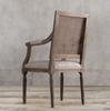 Ghế LOUIS 16 French Square Cane Back Armchair