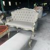 SOFA LOUIS XV -  BỘ SOFA SAVIO FIRMINO ( KHUNG DÁN BẠC  BỌC MICROFIRBER )