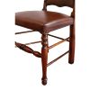 Ghế ăn cổ điển bọc da khung tre (4000-526)
