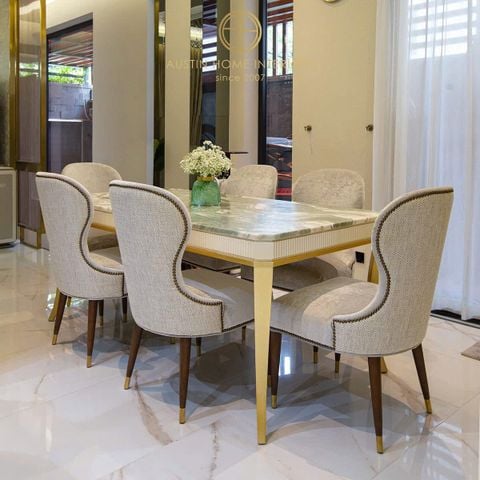 Bộ bàn ghế ăn hiện đại Elina