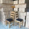 Ghế ăn lưng cao gỗ sồi