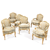 SOFA LOUIS XV MẠ VÀNG- ARMCHAIR LOUIS 15