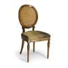 Ghế Louis XVI chân tròn-vuông (không tay)