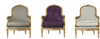 Ghế sofa đơn cổ điển Louis XVI