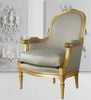 Ghế sofa đơn cổ điển Louis XVI