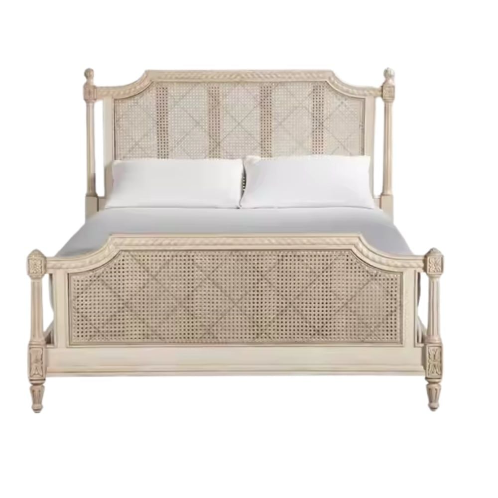 Giường ngủ phong cách American Vintage