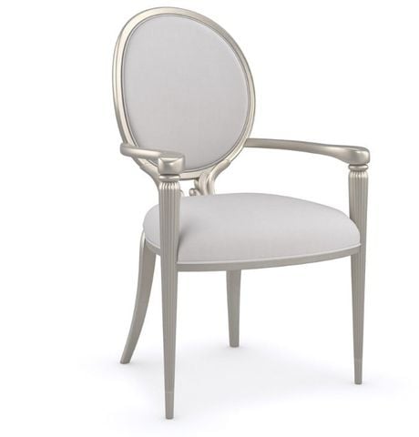 Ghế ăn cao cấp tựa lưng oval