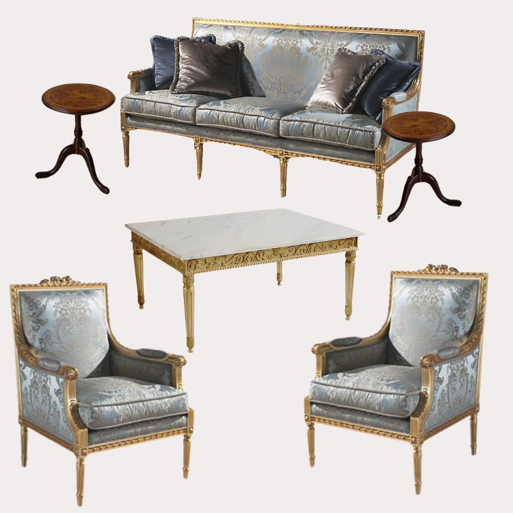 Bộ sofa cổ điển cao cấp Phong cách Louis XVI