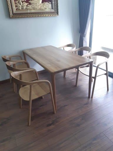 BỘ BÀN ĂN HIỆN ĐẠI NEVA SỒI